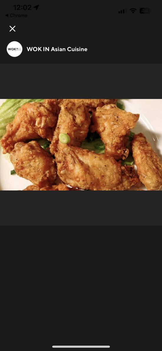 Deep Fried Chicken Wings (8pc) / 炸鸡翅